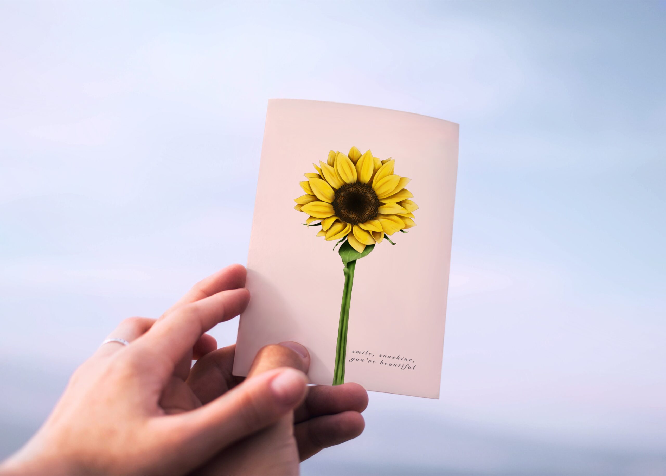 Sunflowers are the perfect thing to cheer someone up