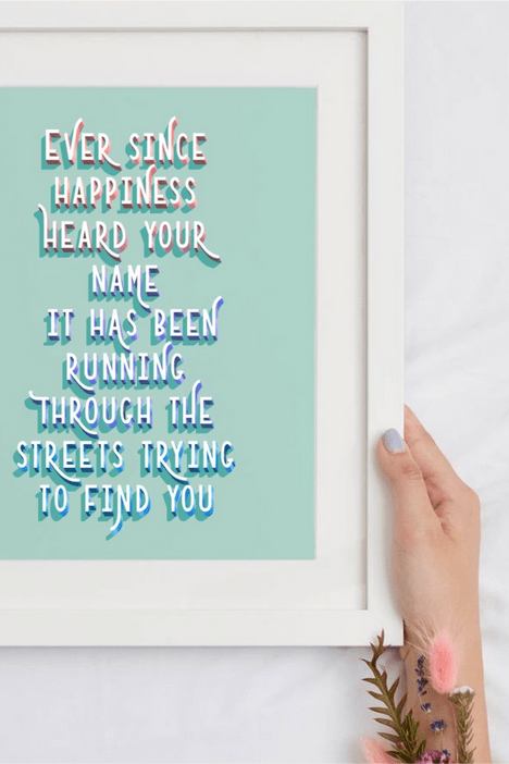 Lettering quote free download